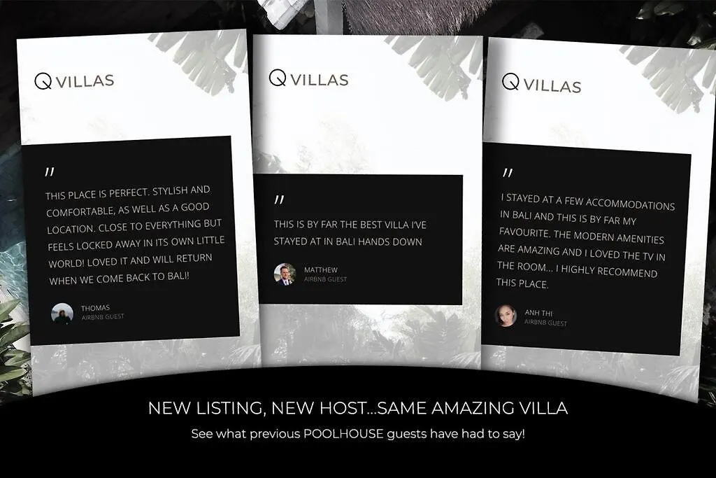 Villa Q - Pool House - Contemporary Pool House - Seminyak